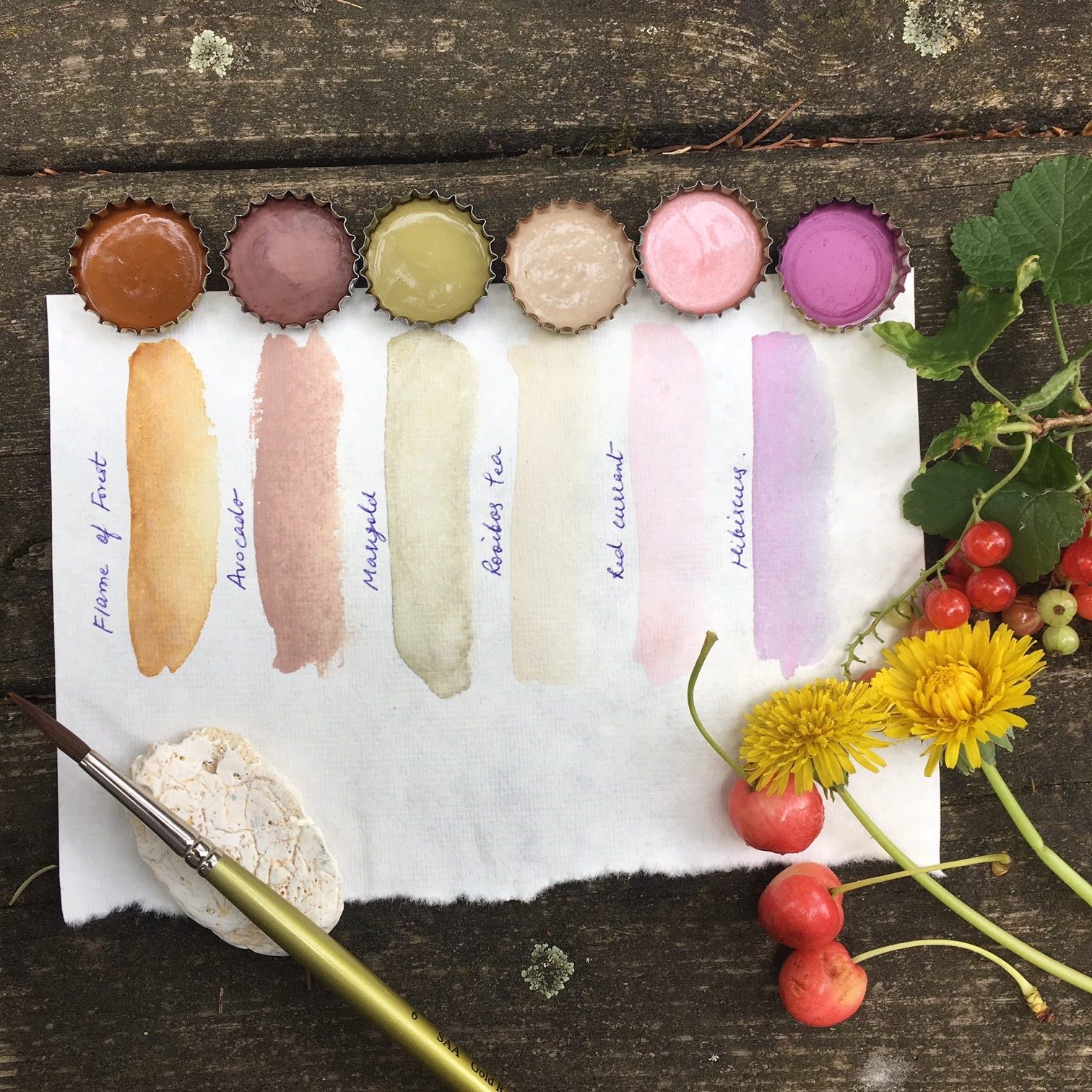 Natural DIY sustainable watercolors for children – Lost in Colours